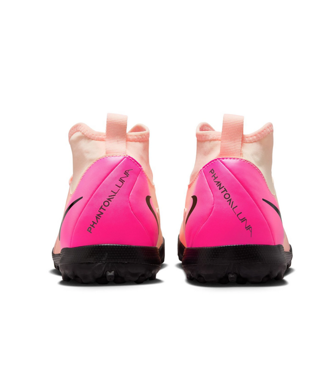 Nike Nike Jr Phantom Luna II Academy DF TF - Crimson Tint/Pink Blast/Black