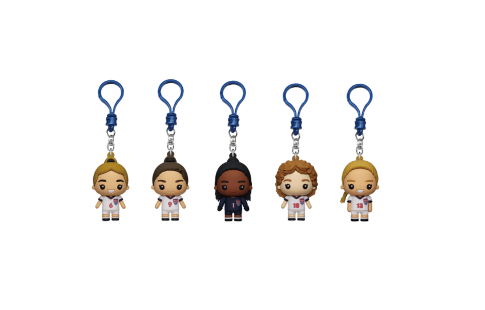 USWNT United States 99ers World Cup Champion Figure Bag Clips / Keychains Set / Limited Edition