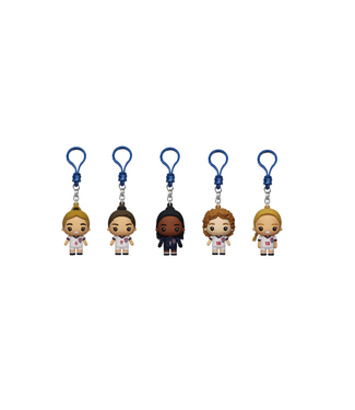 USWNT United States 99ers World Cup Champion Figure Bag Clips / Keychains Set / Limited Edition