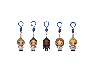 USWNT United States 99ers World Cup Champion Figure Bag Clips / Keychains Set / Limited Edition