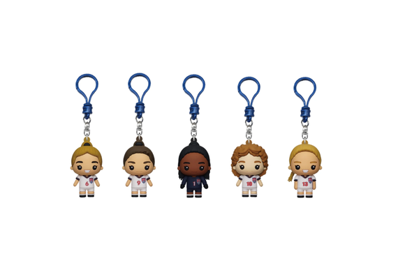USWNT United States 99ers World Cup Champion Figure Bag Clips / Keychains Set / Limited Edition