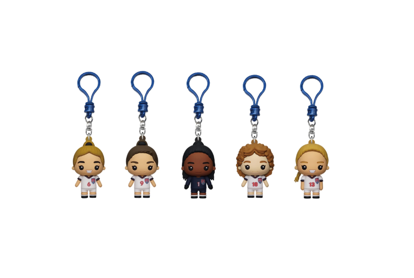 USWNT United States 99ers World Cup Champion Figure Bag Clips / Keychains Set / Limited Edition