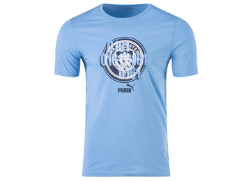 Puma Manchester CIty 2024 -25 ftbl Heritage Soccer Shirt- Light Blue