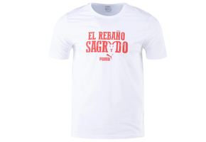 Puma Chivas 2024 - 25 FtblCulture Soccer Tee Shirt - White/Red