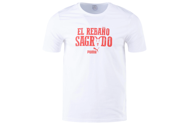 Puma Chivas 2024 - 25 FtblCulture Soccer Tee Shirt - White/Red