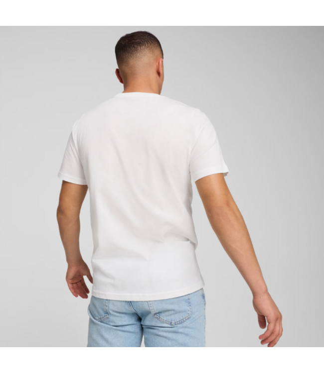 Puma Puma Chivas 2024 - 25 FtblCulture Soccer Tee Shirt - White/Red