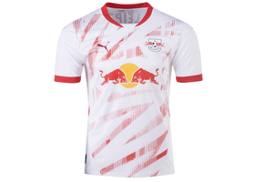 Puma Red Bull Leipzig 2024-25 Home Soccer Jersey - White/Red