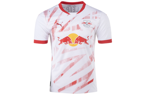 Puma Red Bull Leipzig 2024-25 Home Soccer Jersey - White/Red