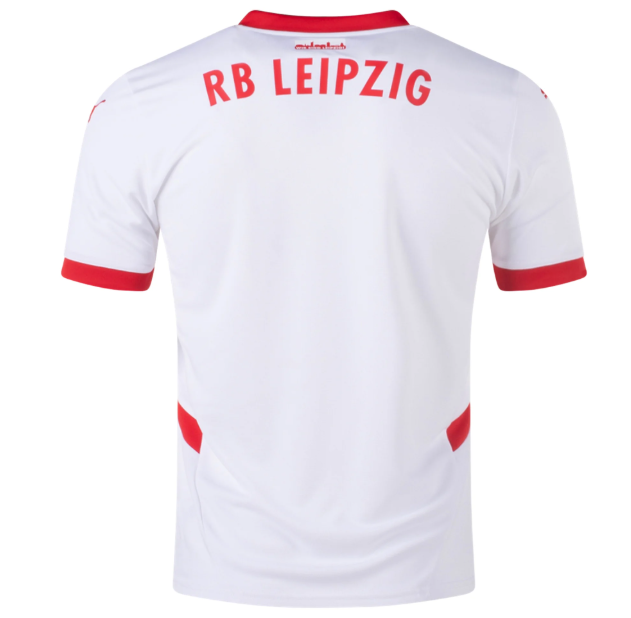 Puma Red Bull Leipzig 2024-25 Home Soccer Jersey - White/Red