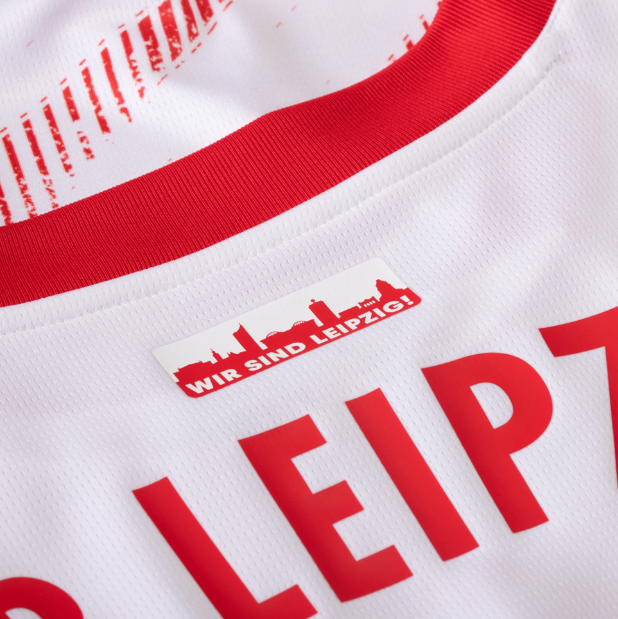 Puma Red Bull Leipzig 2024-25 Home Soccer Jersey - White/Red