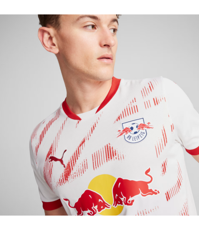 Puma Puma Red Bull Leipzig 2024-25 Home Soccer Jersey - White/Red