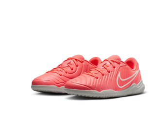 Nike Jr Tiempo Legend 10 Academy IC Indoor Shoes - Hot Lava/White