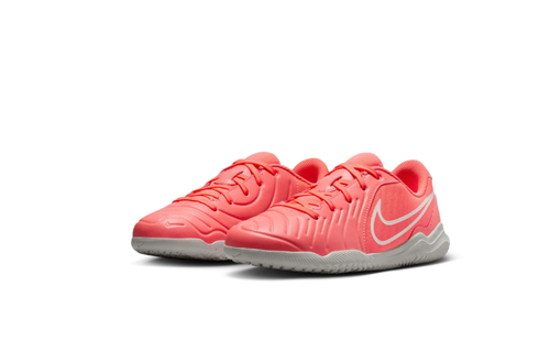 Nike Jr Tiempo Legend 10 Academy IC Indoor Shoes - Hot Lava/White