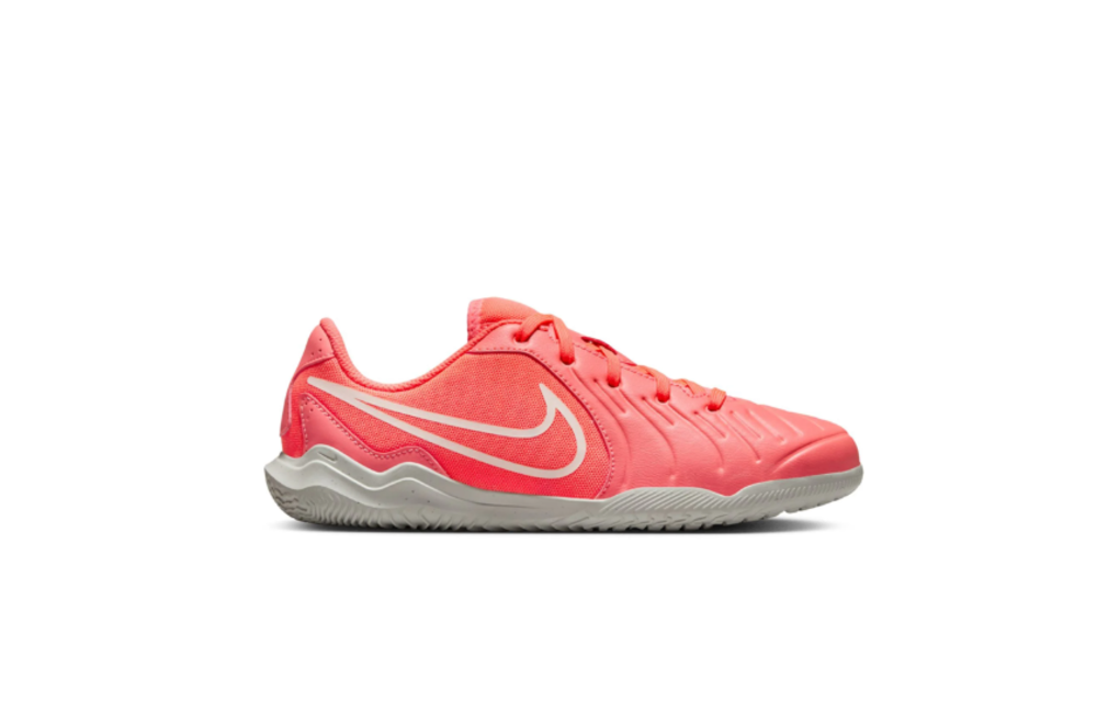 Nike Jr Tiempo Legend 10 Academy IC Indoor Shoes - Hot Lava/White