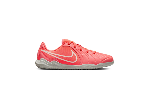 Nike Jr Tiempo Legend 10 Academy IC Indoor Shoes - Hot Lava/White