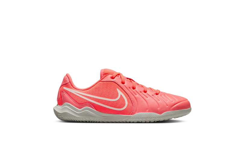 Nike Jr Tiempo Legend 10 Academy IC Indoor Shoes - Hot Lava/White
