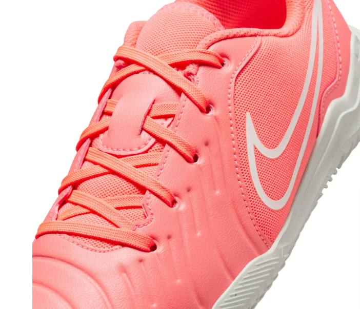 Nike Jr Tiempo Legend 10 Academy IC Indoor Shoes - Hot Lava/White
