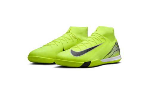 Nike Zoom Mercurial Superfly 10 Academy IC Indoor Mad Voltage Soccer Cleats - Volt/Black