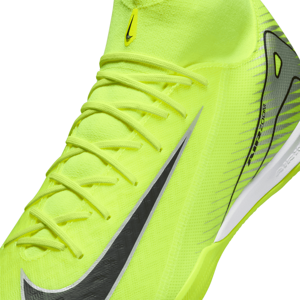 Nike Zoom Mercurial Superfly 10 Academy IC Indoor Mad Voltage Soccer Cleats - Volt/Black