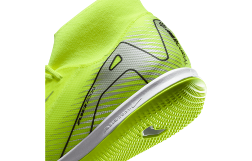 Nike Zoom Mercurial Superfly 10 Academy IC Indoor Mad Voltage Soccer Cleats - Volt/Black