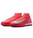 Nike Nike Zoom Mercurial Superfly 10 Academy IC Indoor Mad Energy Soccer Cleats - Ember Glow/Aurora Green