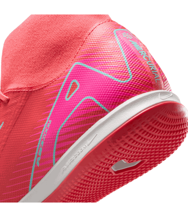 Nike Nike Zoom Mercurial Superfly 10 Academy IC Indoor Mad Energy Soccer Cleats - Ember Glow/Aurora Green