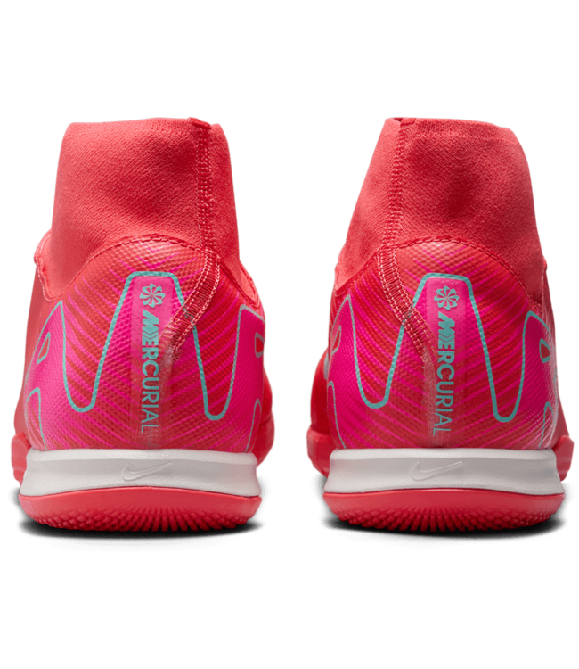 Nike Nike Zoom Mercurial Superfly 10 Academy IC Indoor Mad Energy Soccer Cleats - Ember Glow/Aurora Green