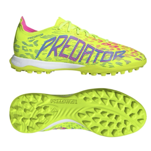 adidas Predator League TF Turf -Lucid Lemon/Blue Fusion/Lucid Pink