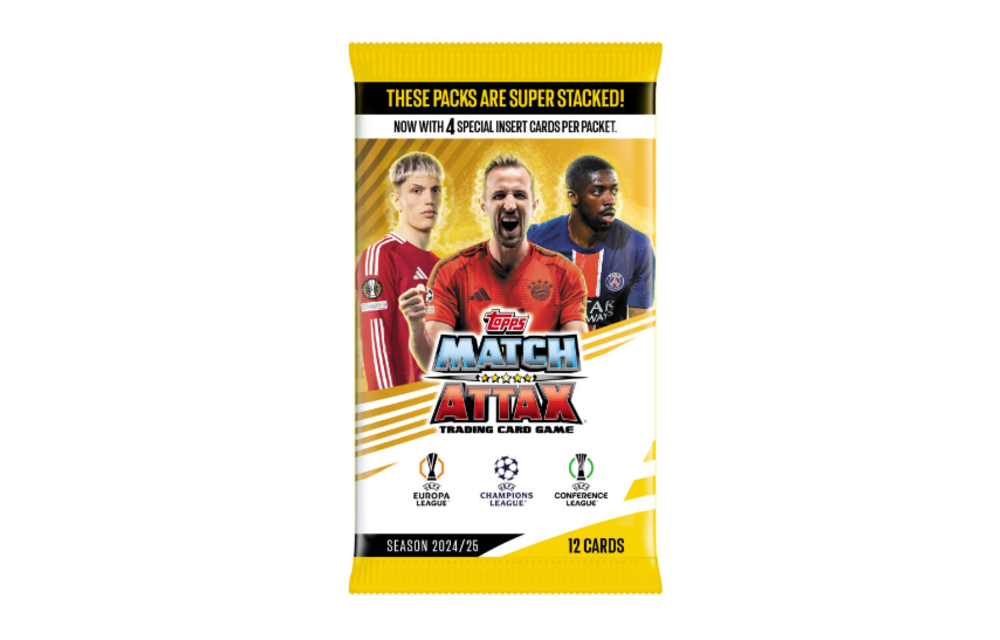 Topps 2024 -25 Match Attax UEFA Club Champions League Trading Cards - Single Pack