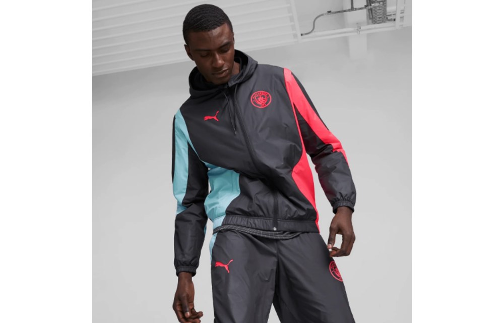Puma Manchester City 2023-24 Anthem Training Jacket - Dark Navy-Hero Blue-Sunset Glow