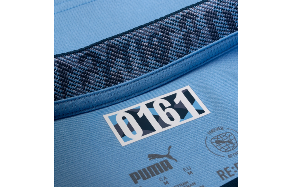 Puma Manchester City 2024 -25 Long Sleeve Home Jersey - Light Blue/Marine Blue