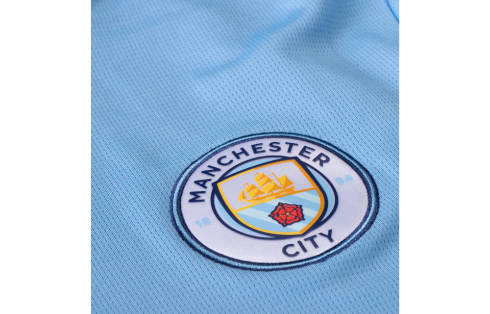 Puma Manchester City 2024 -25 Long Sleeve Home Jersey - Light Blue/Marine Blue