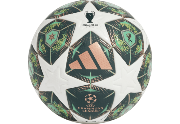 adidas UCL Champions League 2024 - 25 Munich Finale PRO Ball - White/Shadow Green/Solar Slime