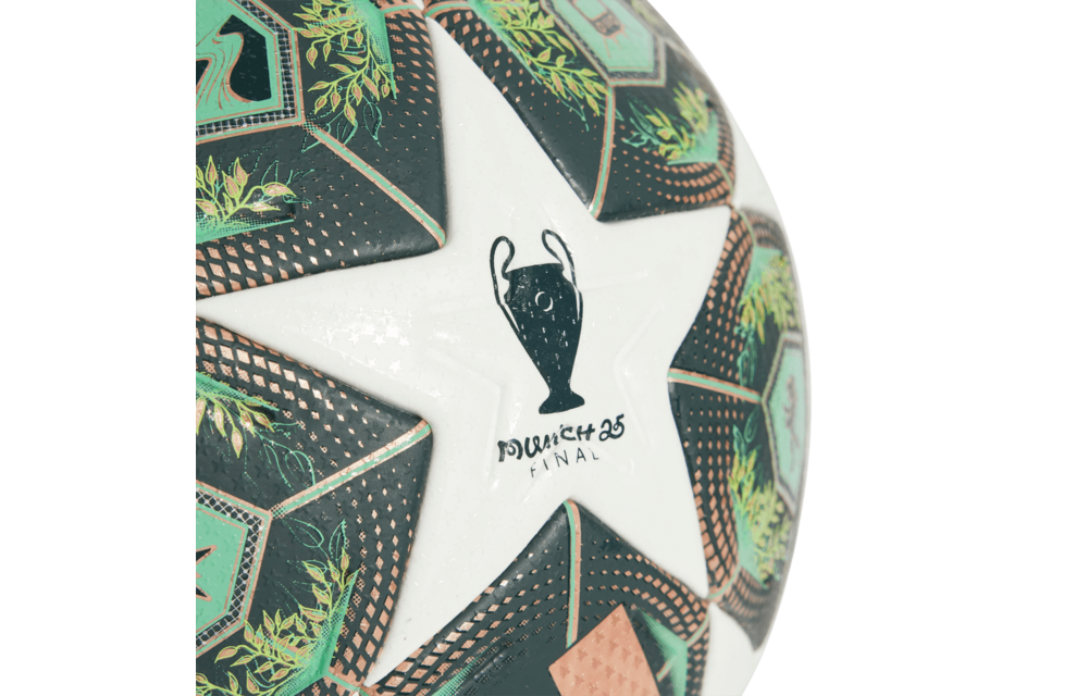 adidas UCL Champions League 2024 - 25 Munich Finale PRO Ball - White/Shadow Green/Solar Slime