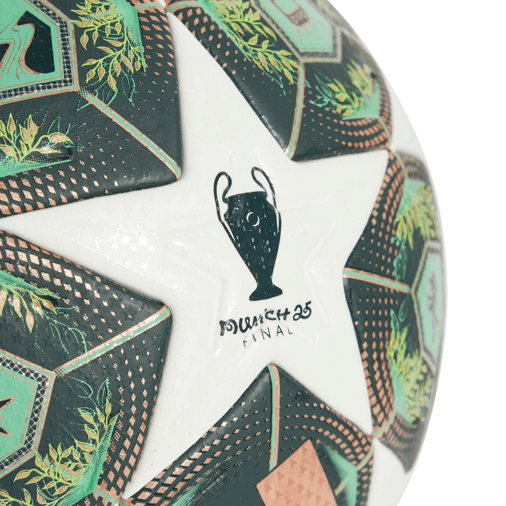 adidas UCL Champions League 2024 - 25 Munich Finale PRO Ball - White/Shadow Green/Solar Slime
