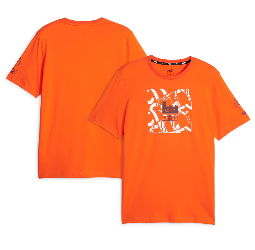 Puma Manchester CIty 2024 ftblCore Soccer Shirt- Hyper Orange