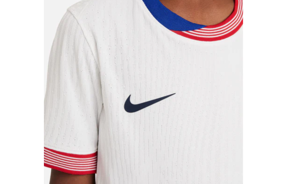 Nike USA United States USWNT Youth Copa America 2024 Authentic ADV Home Jersey -White/Obsidian