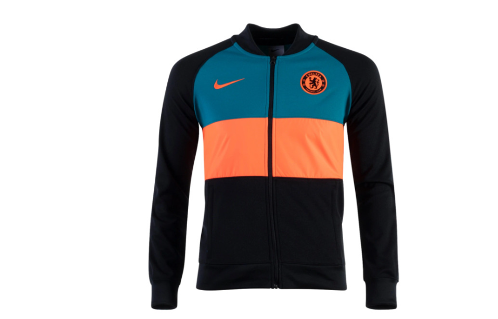 Nike Chelsea Youth 2023 Anthem Track Jacket - Blustery/Black/Hyper Crimson