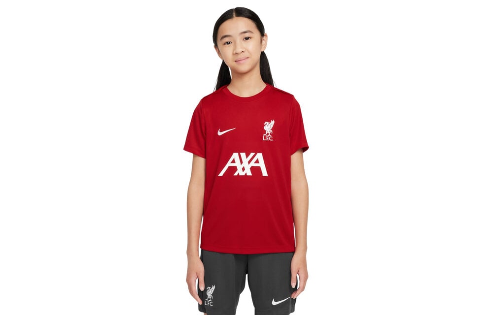 Nike Youth Liverpool 2024 DriFit Academy Pro Prematch Training Jersey - Gym Red/White