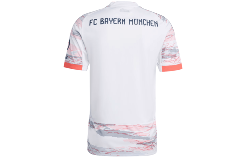 adidas Bayern Munich 2025 - 26 Away Jersey - White/Coral
