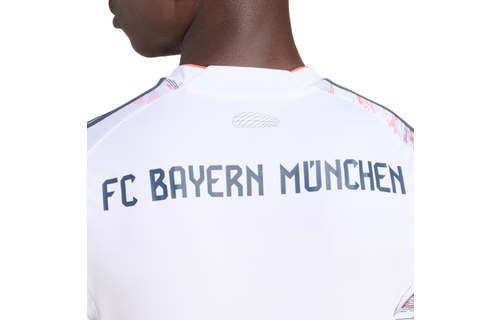 adidas Bayern Munich 2025 - 26 Away Jersey - White/Coral