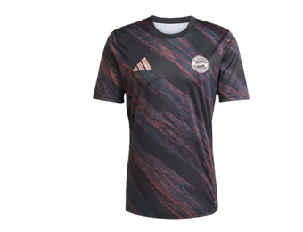 adidas Bayern Munich 2025 - 26 Prematch Training Jersey- Blacl/Red