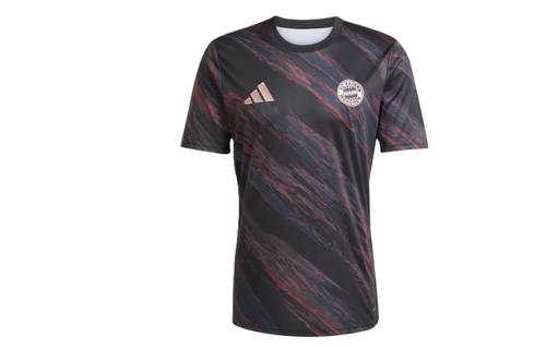 adidas Bayern Munich 2025 - 26 Prematch Training Jersey- Blacl/Red