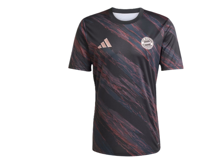 adidas Bayern Munich 2025 - 26 Prematch Training Jersey- Blacl/Red