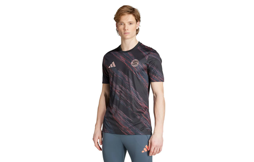 adidas Bayern Munich 2025 - 26 Prematch Training Jersey- Blacl/Red