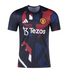 adidas adidas Manchester United 2024 - 25 Prematch Training Jersey- Black/Red/Off White/Burgundy