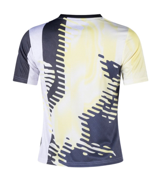 adidas adidas Juventus 2024 - 25 Youth Prematch Training Jersey- Pure Sulfur/Black/Legend Ink