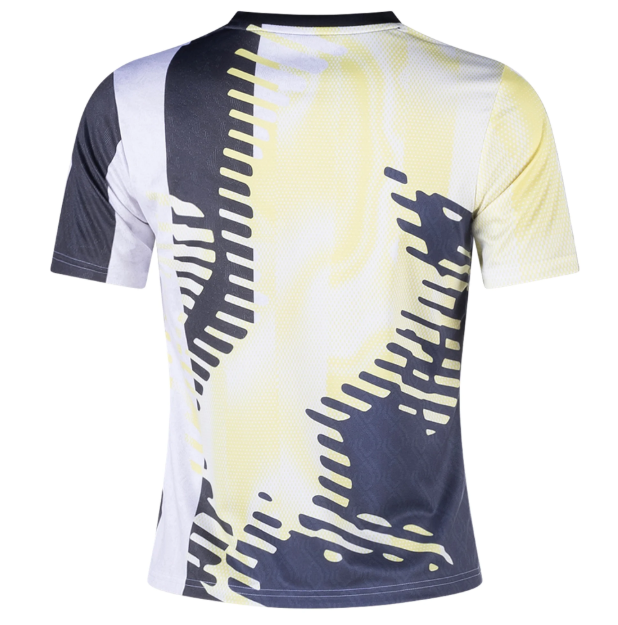 adidas Juventus 2024 - 25 Youth Prematch Training Jersey- Pure Sulfur/Black/Legend Ink