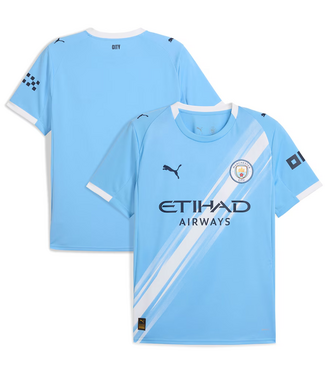 Puma Puma Manchester City 2025 -26 Home Jersey - Light Blue/White