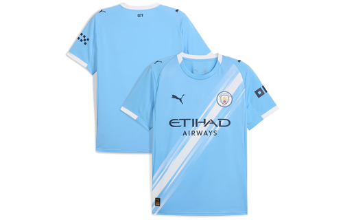 Puma Manchester City 2025 -26 Home Jersey - Light Blue/White